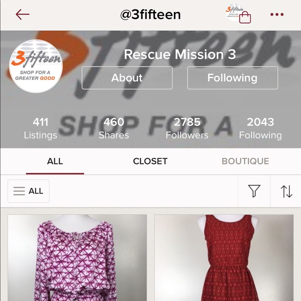 ❌my favorite POSH shop 3fifteen❌ - Picture 2 of 2